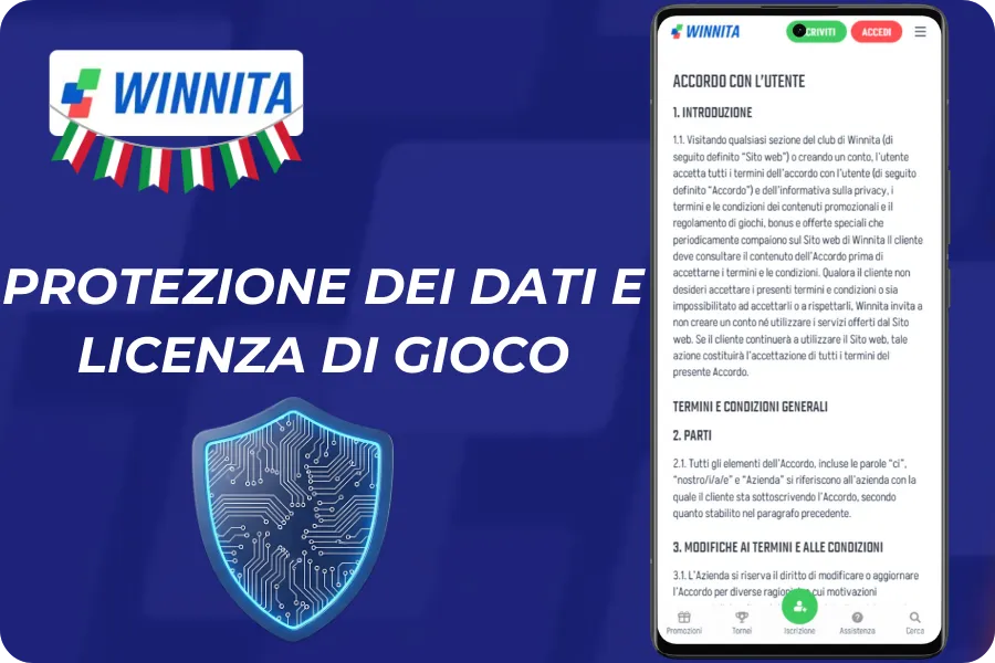 Protezione dei Dati e Licenza di Gioco Winnita